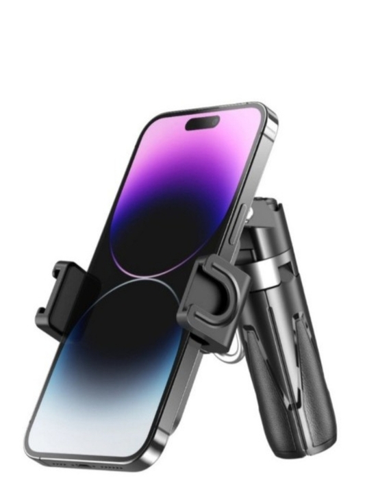 Accessories - P15Mini Universal Black Quadripod Phone Holder Stand for Smartphones NIB